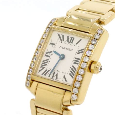 preowned cartier watch|owned cartier watch women.